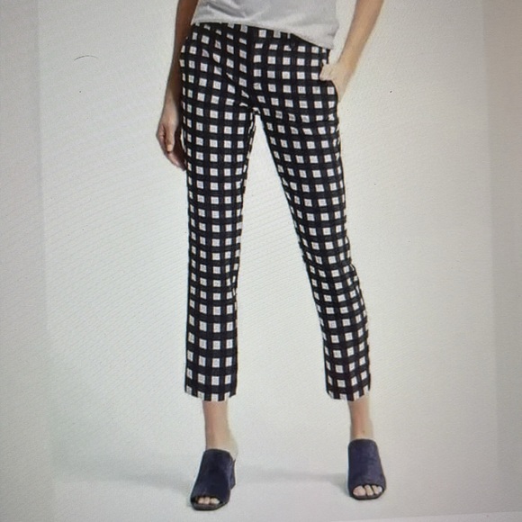 Banana Republic Pants - Banana Republic Avery Checked Ankle Pants
